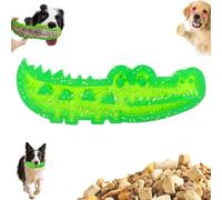 Genérico Slow Feed Chew and Fetch Crocodile, Dog Slow Feeder Puzzle Toy, Alligator Dogs Chew Toy for Small, Large Dogs Teeth Cleaning, Alligator Treat Dispensing Dog Toys (S)