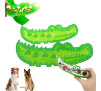 Genérico Slow Feed Chew and Fetch Crocodile, Dog Slow Feeder Puzzle Toy, Alligator Treat Dispenser, Alligator Treat Dispensing Dog Toys Keep Them Busy, Medium & Small Dogs Teeth Cleaning (Mix-2Pcs)