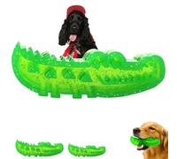 Genérico Slow Feed Chew and Fetch Crocodile, Dog Slow Feeder Puzzle Toy, Alligator Treat Dispensing Dog Toys Keep Them Busy, for Dogs Teeth Cleaning Chewing Training (M)