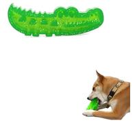 Genérico Slow Feed Chew and Fetch Crocodile, Dog Slow Feeder Puzzle Toy, Alligator Treat Dispensing Dog Toys for Keeping Them Busy, for Teeth Cleaning in Medium & Small Dogs
