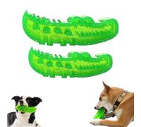 Genérico Slow Feed Chew and Fetch Crocodile, Dog Slow Feeder Puzzle Toy, Alligator Treat Dispensing Dog Toys Keep Them Busy, for Large, Medium & Small Dogs Teeth Cleaning (Large+Small)