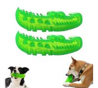 Genérico Slow Feed Chew and Fetch Crocodile, Dog Slow Feeder Puzzle Toy, Alligator Treat Dispensing Dog Toys Keep Them Busy, for Large, Medium & Small Dogs Teeth Cleaning (large-2pcs)