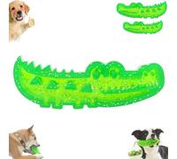 Genérico Slow Feed Chew and Fetch Crocodile, Dog Slow Feeder Puzzle Toy, Crocodile Dog Toy, Snack Stash & Play, Medium Small Dogs Bite Brush Teeth Cleaning Chewing Training (Large)