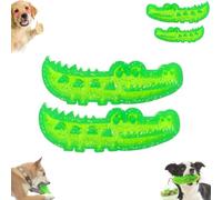 Genérico Slow Feed Chew and Fetch Crocodile, Dog Slow Feeder Puzzle Toy, Crocodile Dog Toy, Snack Stash & Play, Medium Small Dogs Bite Brush Teeth Cleaning Chewing Training (Small*2)