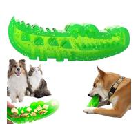Genérico Slow Feed Chew and Fetch Crocodile, Dog Slow Feeder Puzzle Toy, Cute Chew Toys Alligator Treat Dispenser for Medium & Small Dogs Teeth Cleaning (Large)
