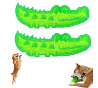 Genérico Slow Feed Chew and Fetch Crocodile, Dog Slow Feeder Puzzle Toy, Dogs Teeth Cleaning Chewing Training, Interactive Puzzle Feeder for Snack Stash & Play, Chewing Training (Small+Small)