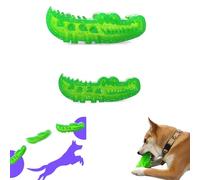 Genérico Slow Feed Chew and Fetch Crocodile, Dog Slow Feeder Puzzle Toy, Teeth Cleaning, Alligator Dogs Chew Toy for Large, Medium & Small Dogs (s+l)