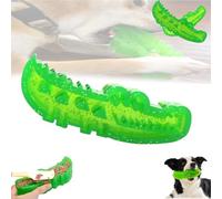 Genérico Slow Feed Chew and Fetch Crocodile, Slow-Feed Chew & Fetch Crocodile Dog Toy, Dog Slow Feeder Puzzle Toy, Alligator Treat Dispensing Dog Toys, Medium & Small Dogs Teeth Cleaning (L-1PCS)