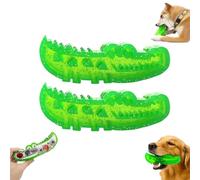 Genérico Slow Feed Chew and Fetch Crocodile, Slow-Feed Chew & Fetch Crocodile Dog Toy, Lettuce Pets Dog Toys, Keep Them Busy, for Large/Medium/Small Dogs Teeth Cleaning (Small 2Pcs)