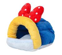 Genérico Small Animal Bed, Small Pet Bed, Golden Bears Sleeping Bed, Hedgehog And Chinchilla Bed Accessories, 15 x 14 x 15 cm Small Animal Bed With Removable Cover For Winter Warmth, Hamsters &