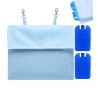 Genérico Small Animal Cooling Pad - Fabric PP 25x22cm | Hedgehog Ice Pack, Hangable Cooling Sleeve, Ferret Cage Coolings Pack, Pet Coolings Accessories | Hot Weather