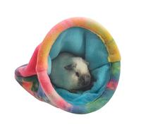 Genérico Small Animal Hidē - Guinea Pig Sleeping Bag | Comfortable Hamster Pouch | Fleece Bunny Hideoџt Sleeping Bag | Breathable Pet Rest House For Winter Warmth Indoor Cage Bedding of Squirrel Pig