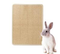 Genérico Small Animal Mat - Woven Sisal Base, Bite Safe Texture, Cooling Rest Rug, Protective Cage Liner Accessory | Soft Comfort Bedding Solution Pet Enclosure for Bunny Guinea Pig Ferret Use