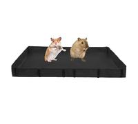 Generico Small Animals Pee Pad - Reusable Soft Leakproof Cage Liners | Bedding Pee Pad | PVC, Hook Loop Fasteners, for Ferrets Chinchillas Guinea Pigs Small Pets