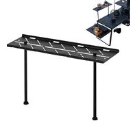 Genérico Small Camping Mesa, Metal Plegable Mesa Stand, Compact Outdoor Picnic, Portable Lightweight Travel, Sturdy Plegable para Backpacking, Hiking, Beach, Garden, BBQ, Camping Use