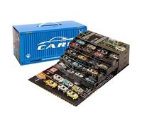 Genérico Small Car, Small Learning Vehicles, 48 Pieces Racing Car Garage, For Kids Boys Girls Home Travel Bedroom Classroom Living Room Bedroom