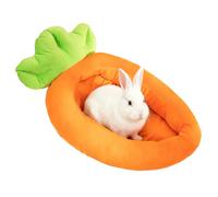 Genérico Small Cat Bed - Plush Carrot Nest Home Decor | Pet Sleeping Pad with PP Cotton Filling, Soft Lounger for Puppy Bunny, Indoor Cushion for Living Room Balcony Cold Weather Use