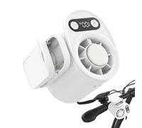 Genérico Small Clamp-On Fan Rechargeable Digital Display, Waist clip fan