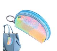 Genérico Small Coin Purse - Rainbow Scale Change Pouch with Keychain, Portable Zippered Credit Card Holder for Girls, Fashion Accessory Travel, Outdoor Activities, Holidays, 4.72 Inches.