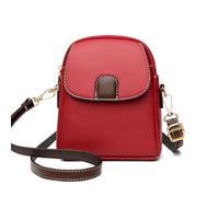 Genérico Small Crossbody Bag for Women, Cell Phone Purse with Blocking & Strap (Red)