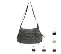 Genérico Small Crossbody Bags for Women Nylon Crossbody Purses with Adjustable Strap Trendy Shoulder Bag Handbag (green)