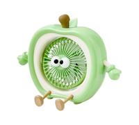 Genérico Small Desk Fan 3 Speeds Cute Mini Powerful Phone Stand Device