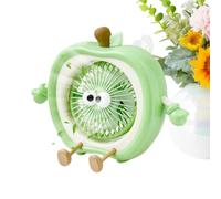 Genérico Small Desk Fan - 3 Speeds Cute Mini Powerful Phone Stand Device