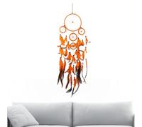 Genérico Small Dream Catchers - Girls Dream Catcher,Conveying Blessings Drream Catcher Wall Decor, Handmade Orange Drream-catching Decoration For Native Home Wall Decoration
