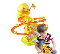 Genérico Small Ducks Climbing, Flashing Lights Music, 10,83 x 9,06 in Duck Roller Coaster, Interactive Toy Features, Authentic Safe Materials for Kids Ejercise, Hand Coordination, Indoor Play