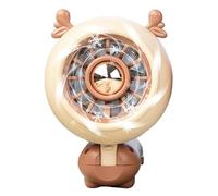 Genérico Small Fan, Bear Blower, 6.69x2.2x3.15 Inches, Versatile Adorable Rechargeable Quiet Fan Foldable, Kids Desk Cooling for Home, Gym, Workout, Outdoor, Hiking and Camping Use
