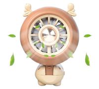 Genérico Small Fan, Bear Blower, 6.69x2.2x3.15 Inches, Versatile Adorable Rechargeable Quiet Fan Foldable, Kids Desk Cooling for Home, Gym, Workout, Outdoor, Hiking and Camping Use