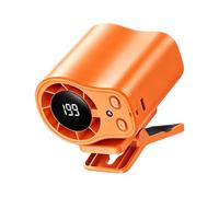 Genérico Small Fan,Clip On Low Noise LED Display | Clip On Fan - for Cycling Traveling Fishing Camping Beach Road Trip Jobsite Men Women Youth Teens