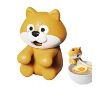 Generico Small Fan with Clip - Mini portátil Air-Blowing Cooling Gadget - Dog Shape Rechargeable Clamp On Fan | Hot Water Soup Food Cups Mugs Eating Office