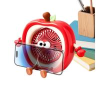 Genérico Small Fans for Bedroom 3 Speeds Cute Portable USB Recharge Device