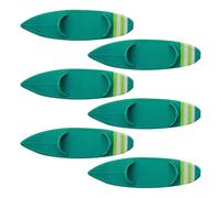 Genérico Small Fingerboard, Finger Surfboard, 6 piezas ABS Desk Toy for Kids Window Car Riding, Beach Theme Party Favors, Classroom, Workplace, Travel Decoration, 4,72 x 1,34 x 0,55 pulgadas