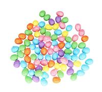 Genérico Small Foam Easter Eggs, Colorful Easter Basket Stuffers, 0,59 x 0,71 pulgadas, Versatile Glitter Photo Props, Crafts Making Tool, Decorative Egg Ornaments for Home, Garden