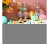 Genérico Small Gnomes - Festive Fun PVC Easter Sculpture 50 Pieces | PVC Material with Garden Dwarf Statue Design, Perfect For Indoor, Outdoor, Yard, Lawn, Garden, Home, Patio, Farmhouse