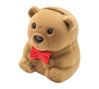 Genérico Small Jewelry Box | 3D Cute Fun Efficient Velvet Cartoon Home Supplies Stylish,Jewelry Box Travel Case, Sentimental Gift Choice For Women Countertop Home Outdoor Offices Tablets Snack