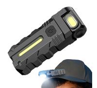 Genérico Small LED Flashlight Rechargeable | Portable Flashlight | LED Waterproof Magnetic Bright Mini Torch for Car Repair Survival Fishing Hunting Night Work Dorm Hiking Outdoor Home