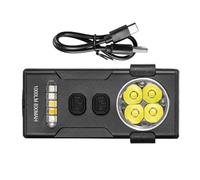 Generico Small Magnetic Flashlight, Compact Rechargeable Keychain Light, 1.57x0.98x2.95 Inches Strong Magnetic, Adjustable Multi-Mode Clip Lamp for Camping, Hiking, Cycling