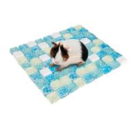 Genérico Small Pet Cooling Mat, Portable Plate Cool Pad for Smalls Little Animals, Indoor Cold Sleeping Bed for Hedgehogs, Kittens, Rabbits, Hot Weather Floor Use in Home or Apartment