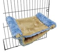 Genérico Small Pet Hammock - 24x18cm Warm Bed and Tunnel Toy for Hamsters, Squirrels, Gerbils, Sleeping, Resting, Playing, Balcony, Bedroom, Apartment, Living Room, and Pet Accessory