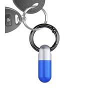 Genérico Small Pill Case - Traveling Pocket Medication Box, Compact Keychain Pill Holder with Secure Lock Design, Portable Daily Medicine Organizer for Home Business Trip Hotel Apartments School Use