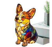 Genérico Small Resin LED Lamp, Vintage, Handmade Decorative Sculpture For Bedroom And Desk, Soft Glow Lighting Design, Home Office Accessory, Bedside Living Room Decor