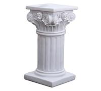 Genérico Small Roman Pillar - Roman Pillars Gr olumns, Gr olumn Resin Statue, Ŕoman Column Photo Props, White Greeks Pillar Sculpture Centerpiece For Birthday, Holiday, Dinner