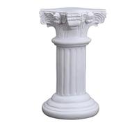 Genérico Small Roman Pillar - Roman Pillars Gr olumns, Gr olumn Resin Statue, Ŕoman Column Photo Props, White Greeks Pillar Sculpture Centerpiece For Birthday, Holiday, Dinner