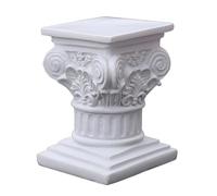 Genérico Small Roman Pillar - Roman Pillars Gr olumns, Gr olumn Resin Statue, Ŕoman Column Photo Props, White Greeks Pillar Sculpture Centerpiece For Birthday, Holiday, Dinner
