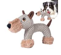 Genérico Small Squeaky Dog Toy - Soft Chewing Doll, Teeth Cleaning Pet Squeak Toy | Puppy Aggressive Chewers Outdoor Indoor Play For Christmas Birthday Animal Entertainment Durable Fun Ţoy Set