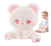 Genérico Small Stuffed Bear, Plush Doll Toy, Cuddly Hugging, Soft Cozy Texture, Lightweight Portable Design, Ideal for Children Room Decoration and Party Favors, 3.94x3.94x8.66 Inches