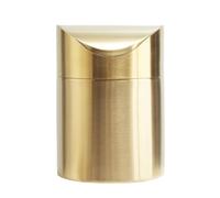 Genérico Small Swing Top Trash Can Wastebasket Food Waste Container